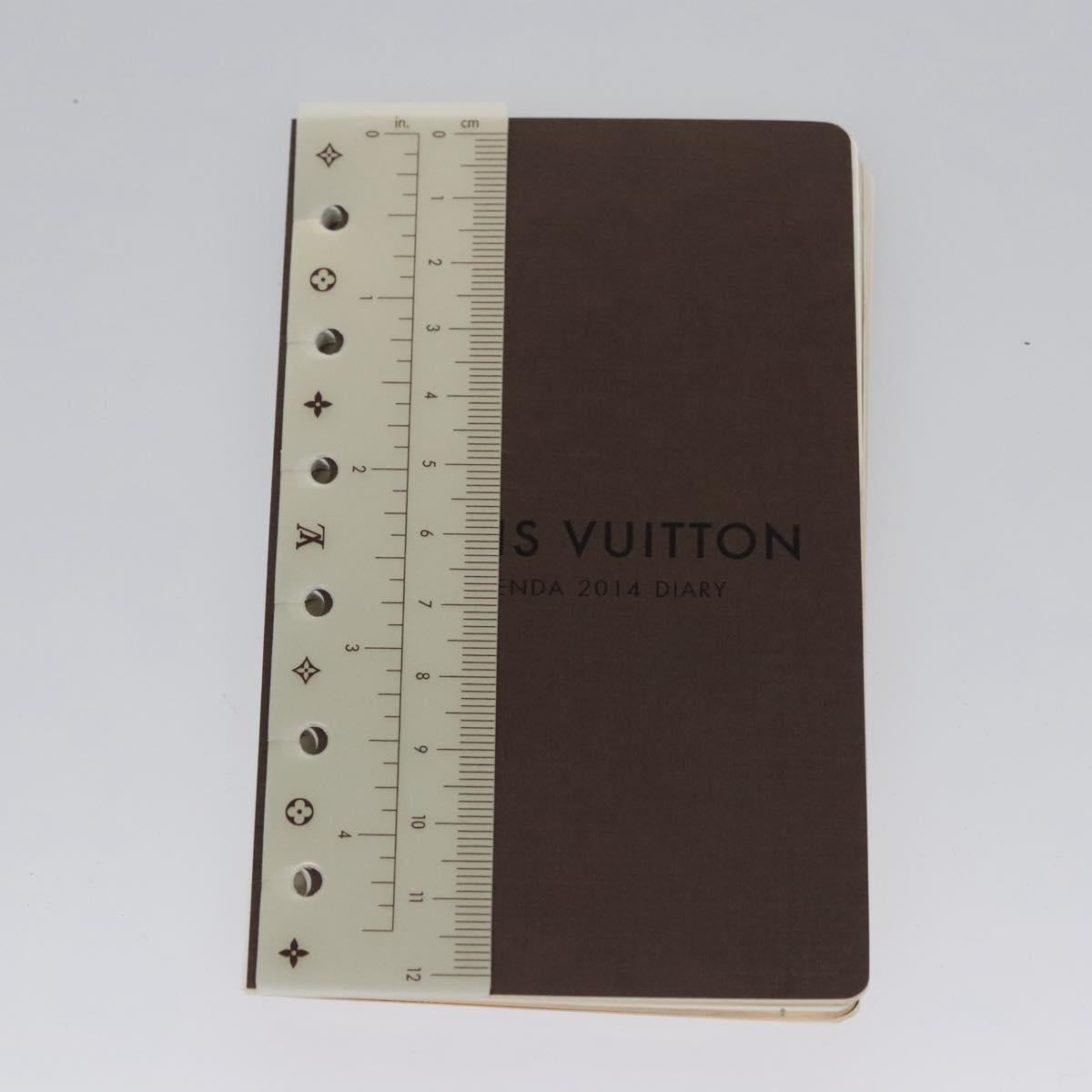 LOUIS VUITTON Damier Graphite Agenda PM Day Planner Cover R20030 LV Auth EC610