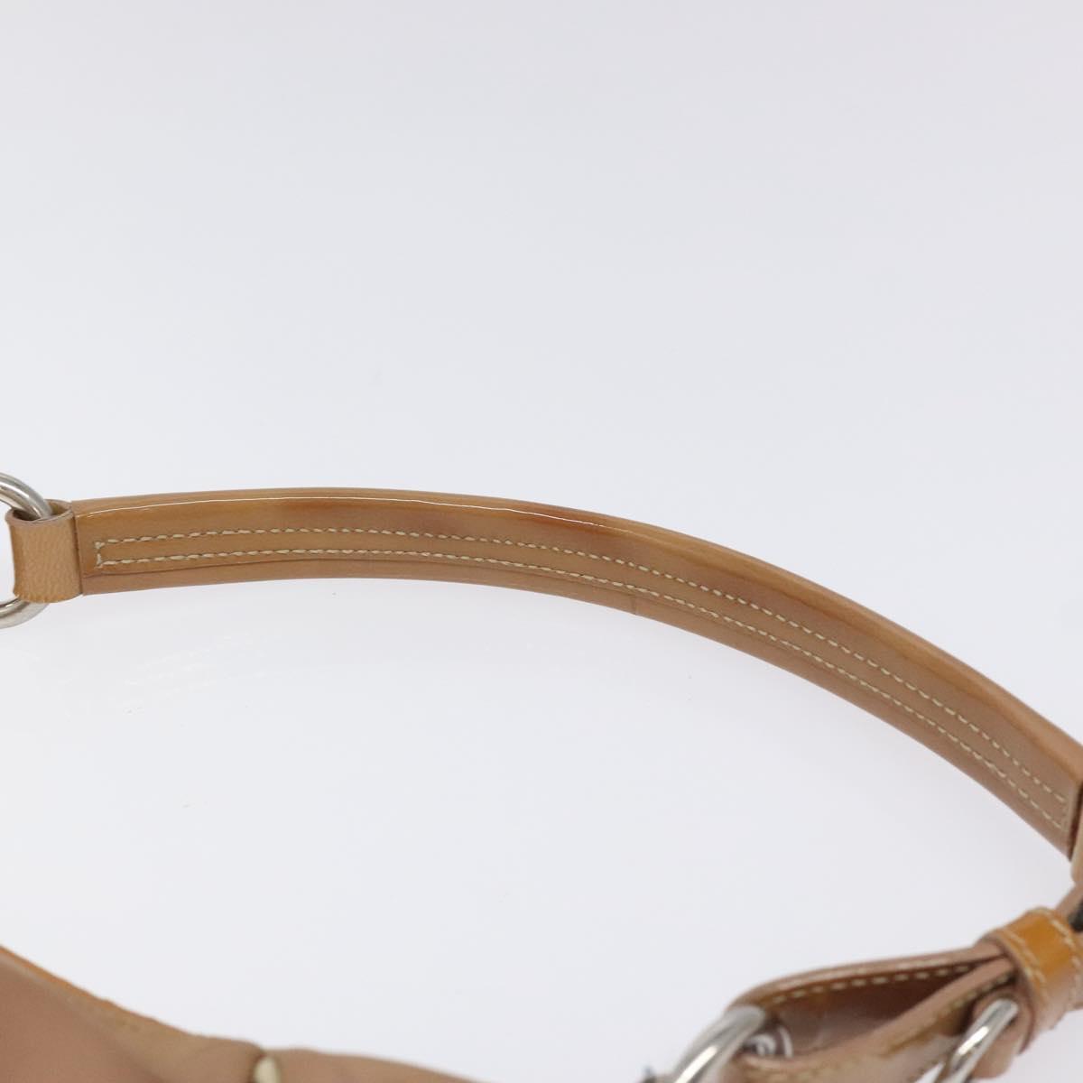 PRADA Shoulder Bag Nylon Beige Auth EC614