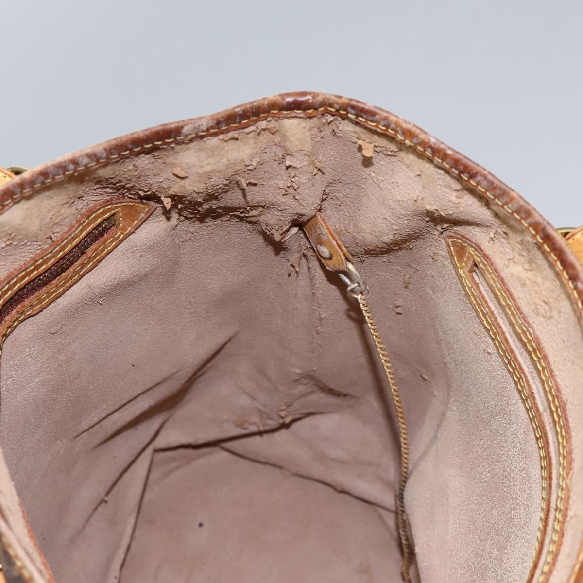 LOUIS VUITTON Monogram Bucket GM Shoulder Bag M42236 LV Auth EC617