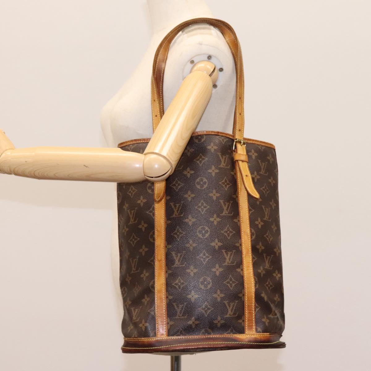 LOUIS VUITTON Monogram Bucket GM Shoulder Bag M42236 LV Auth EC617