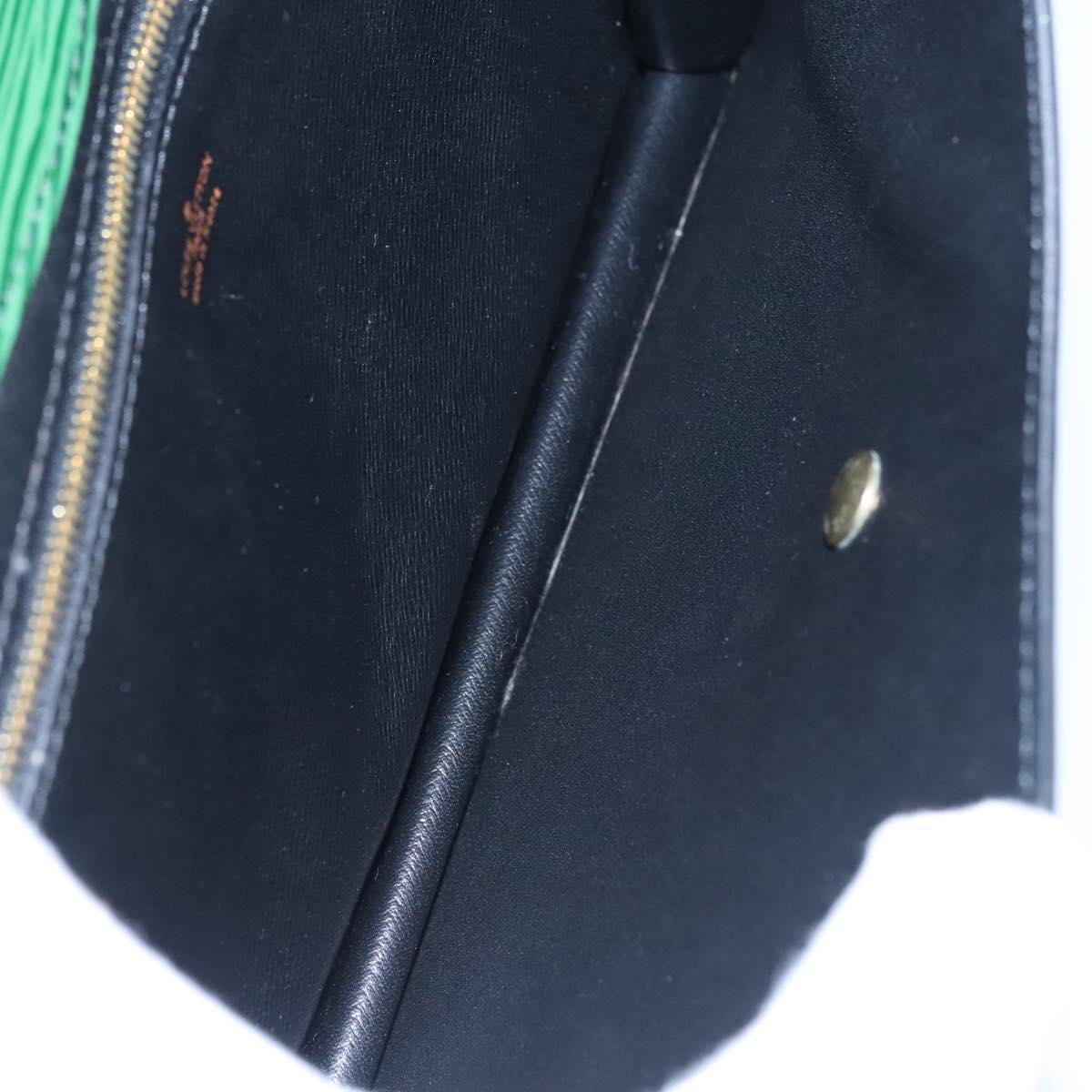 LOUIS VUITTON Epi Montaigne 27 Clutch Bag Green M52654 LV Auth EC643