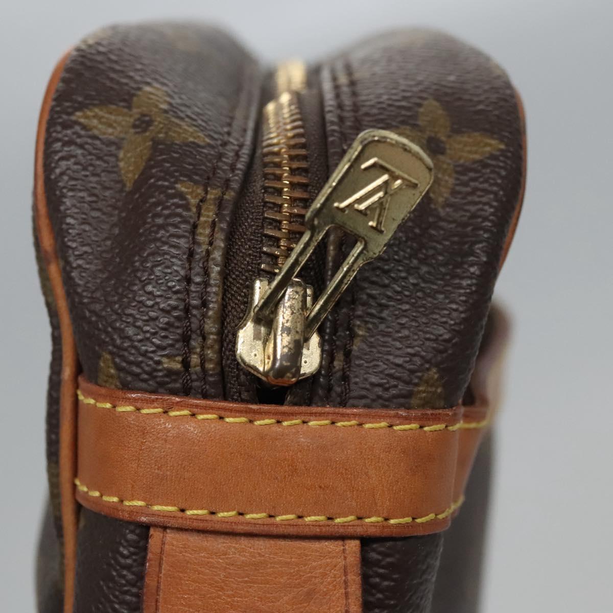 LOUIS VUITTON Monogram Compiegne 28 Clutch Bag M51845 LV Auth EC649