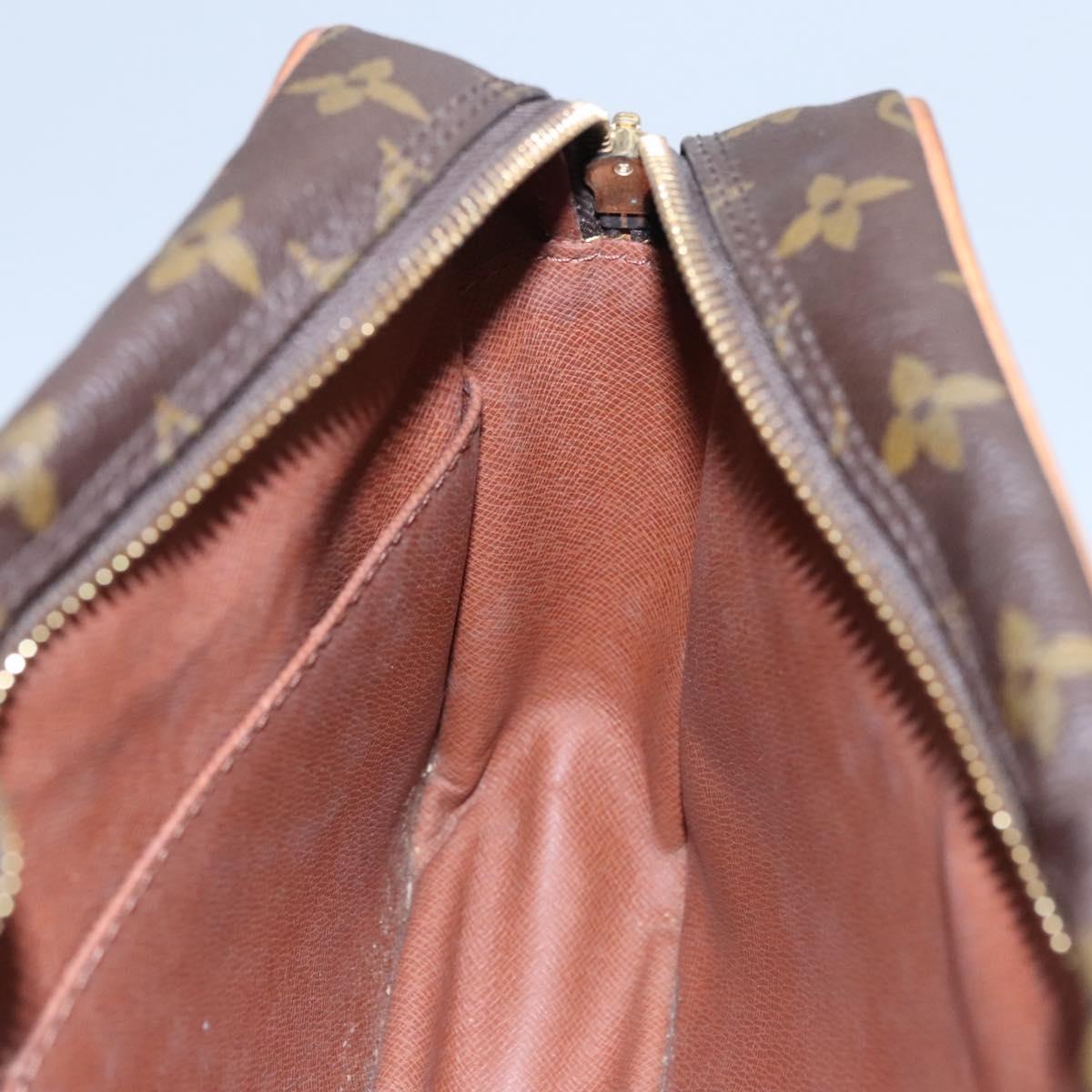 LOUIS VUITTON Monogram Compiegne 28 Clutch Bag M51845 LV Auth EC649