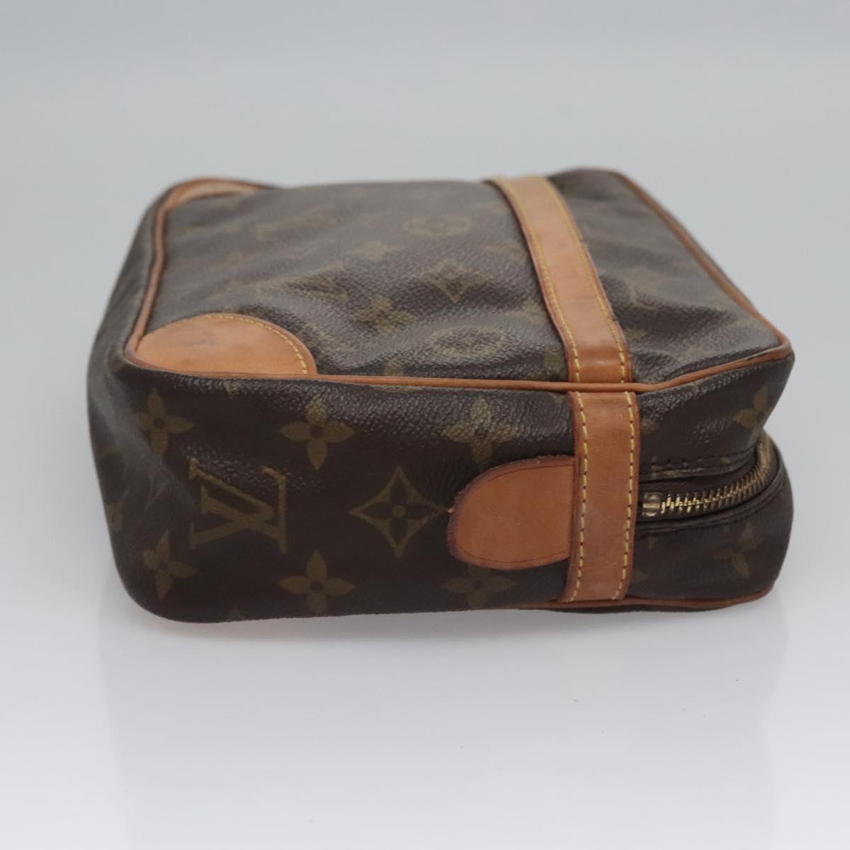LOUIS VUITTON Monogram Compiegne 28 Clutch Bag M51845 LV Auth EC649