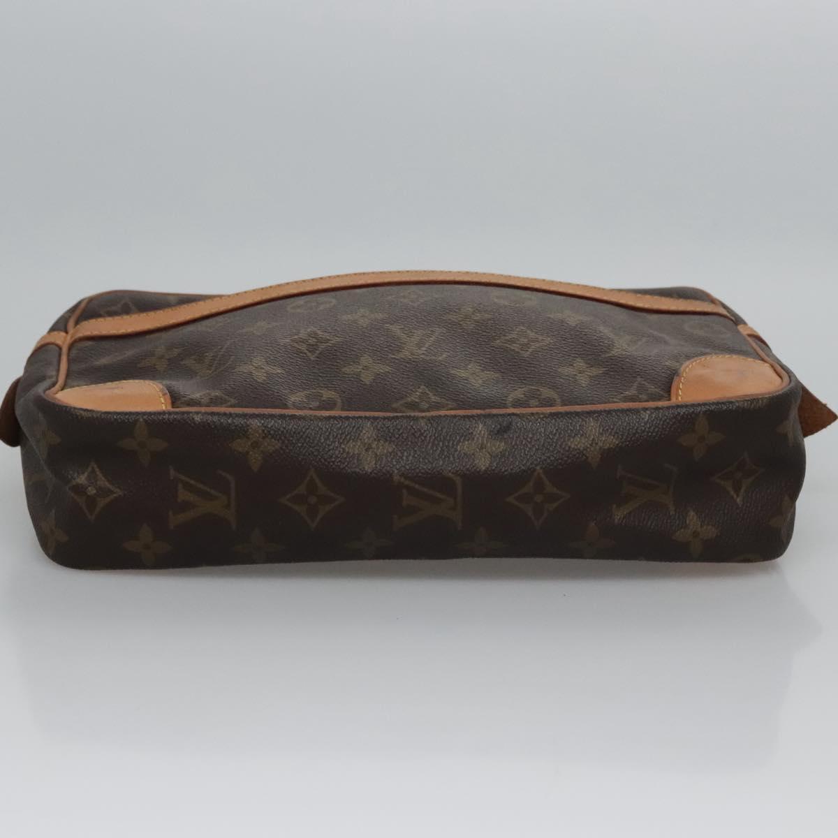 LOUIS VUITTON Monogram Compiegne 28 Clutch Bag M51845 LV Auth EC649
