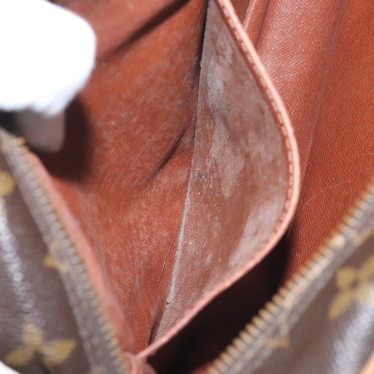 LOUIS VUITTON Monogram Compiegne 28 Clutch Bag M51845 LV Auth EC650