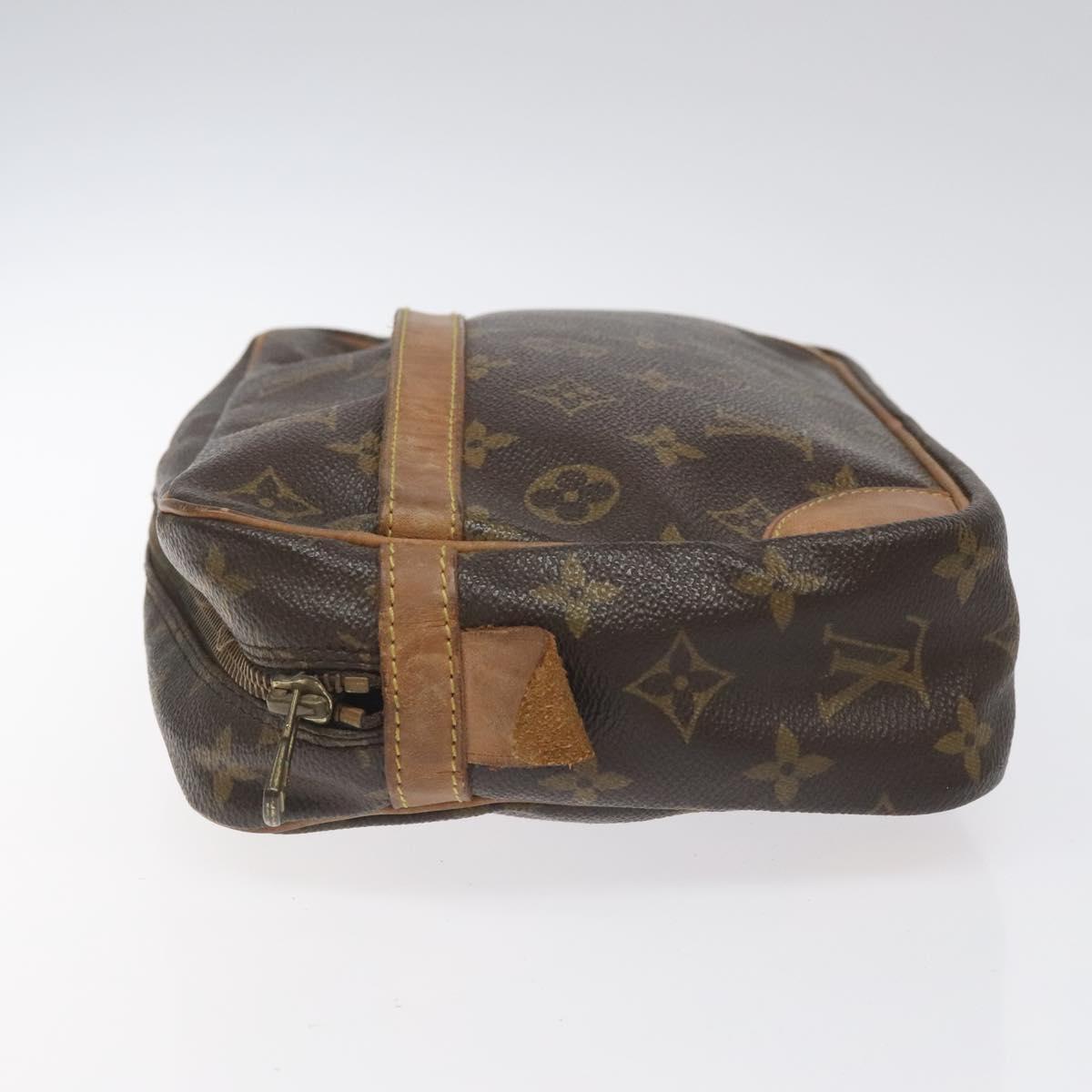 LOUIS VUITTON Monogram Compiegne 28 Clutch Bag M51845 LV Auth EC650