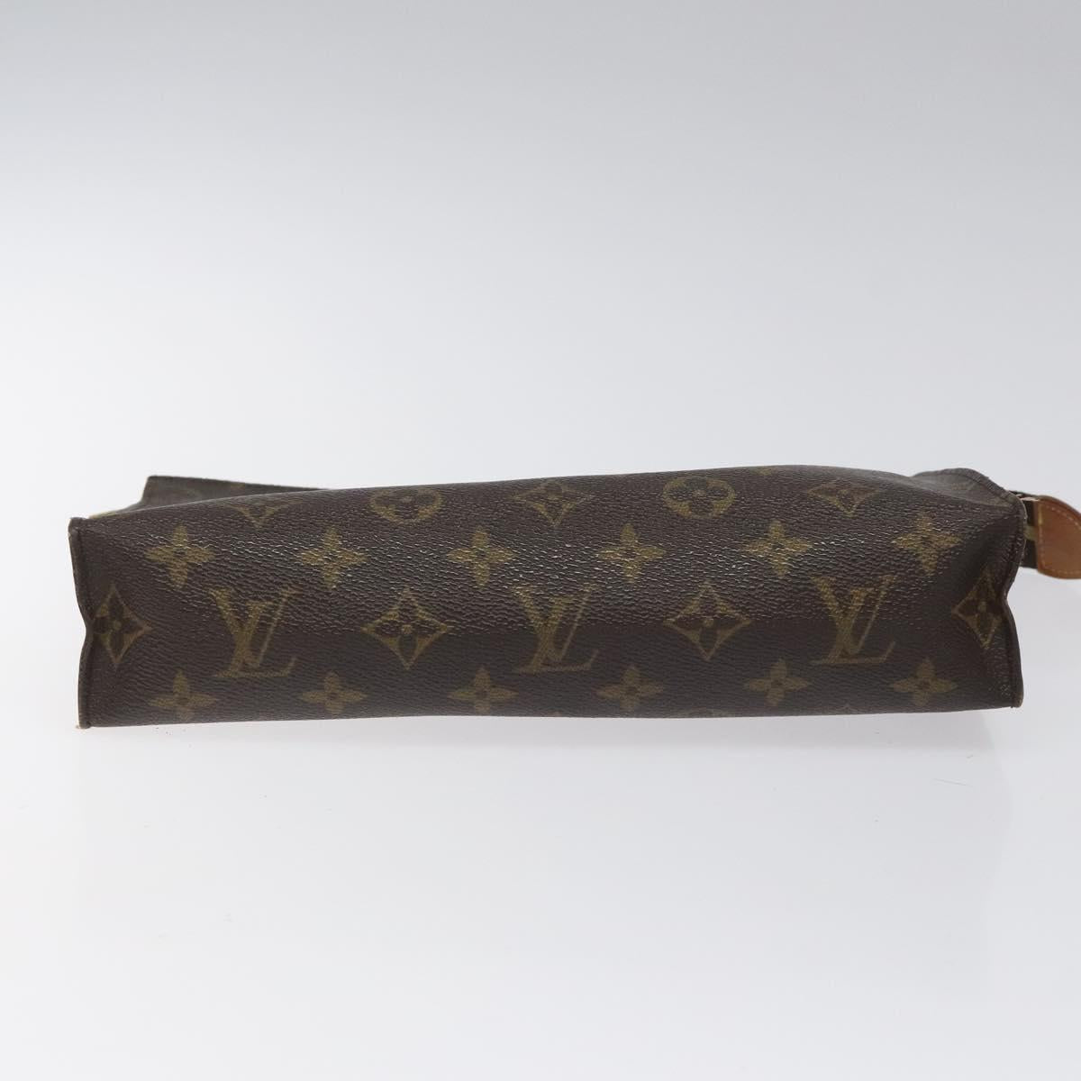 LOUIS VUITTON Monogram Poche Toilette 26 Pouch M47542 LV Auth EC669