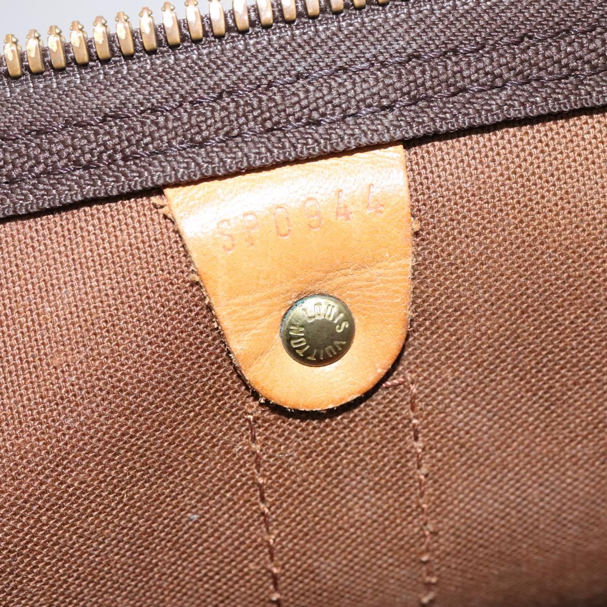 LOUIS VUITTON Monogram Keepall 55 Boston Bag M41424 LV Auth EC683