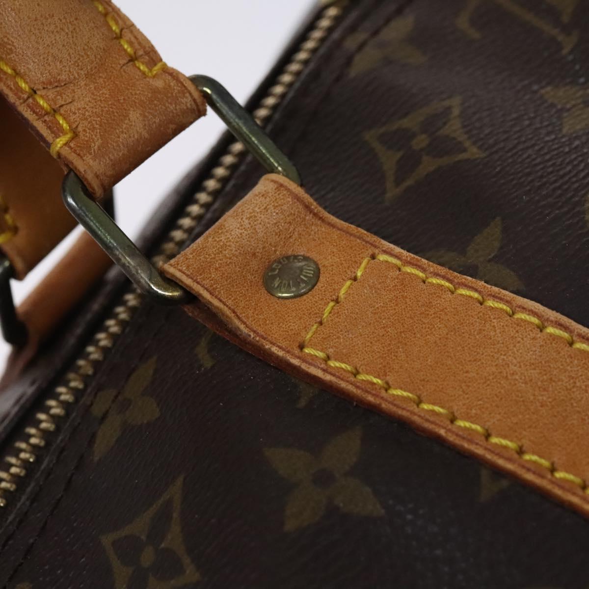 LOUIS VUITTON Monogram Keepall 60 Boston Bag M41422 LV Auth EC686