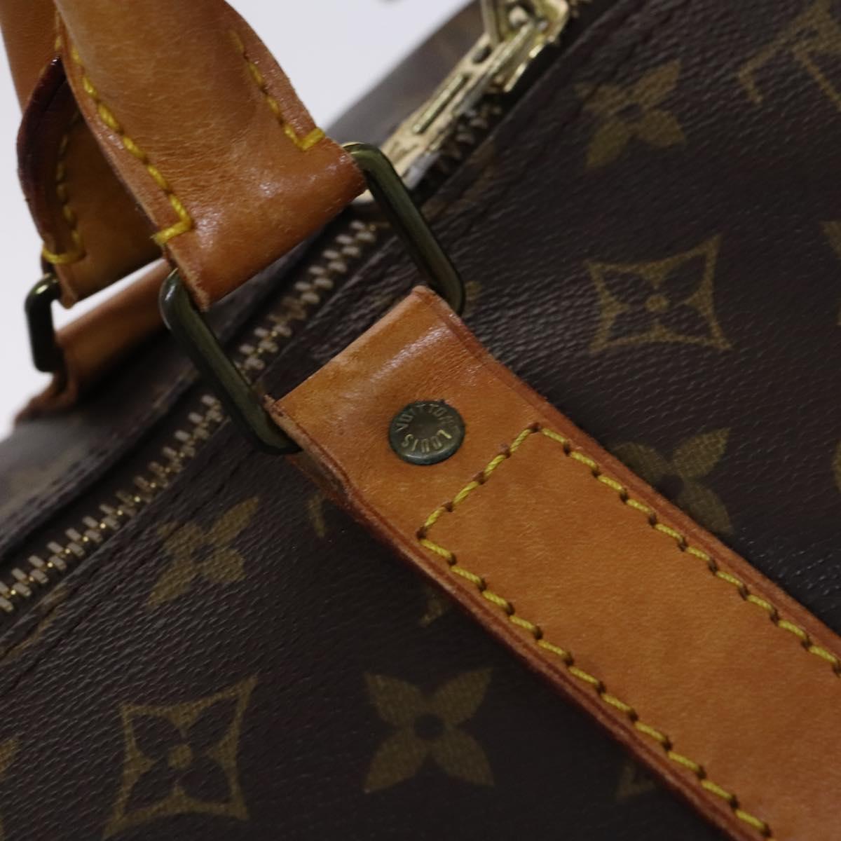 LOUIS VUITTON Monogram Keepall 60 Boston Bag M41422 LV Auth EC687