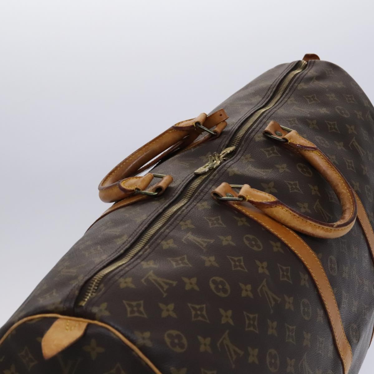 LOUIS VUITTON Monogram Keepall 60 Boston Bag M41422 LV Auth EC687