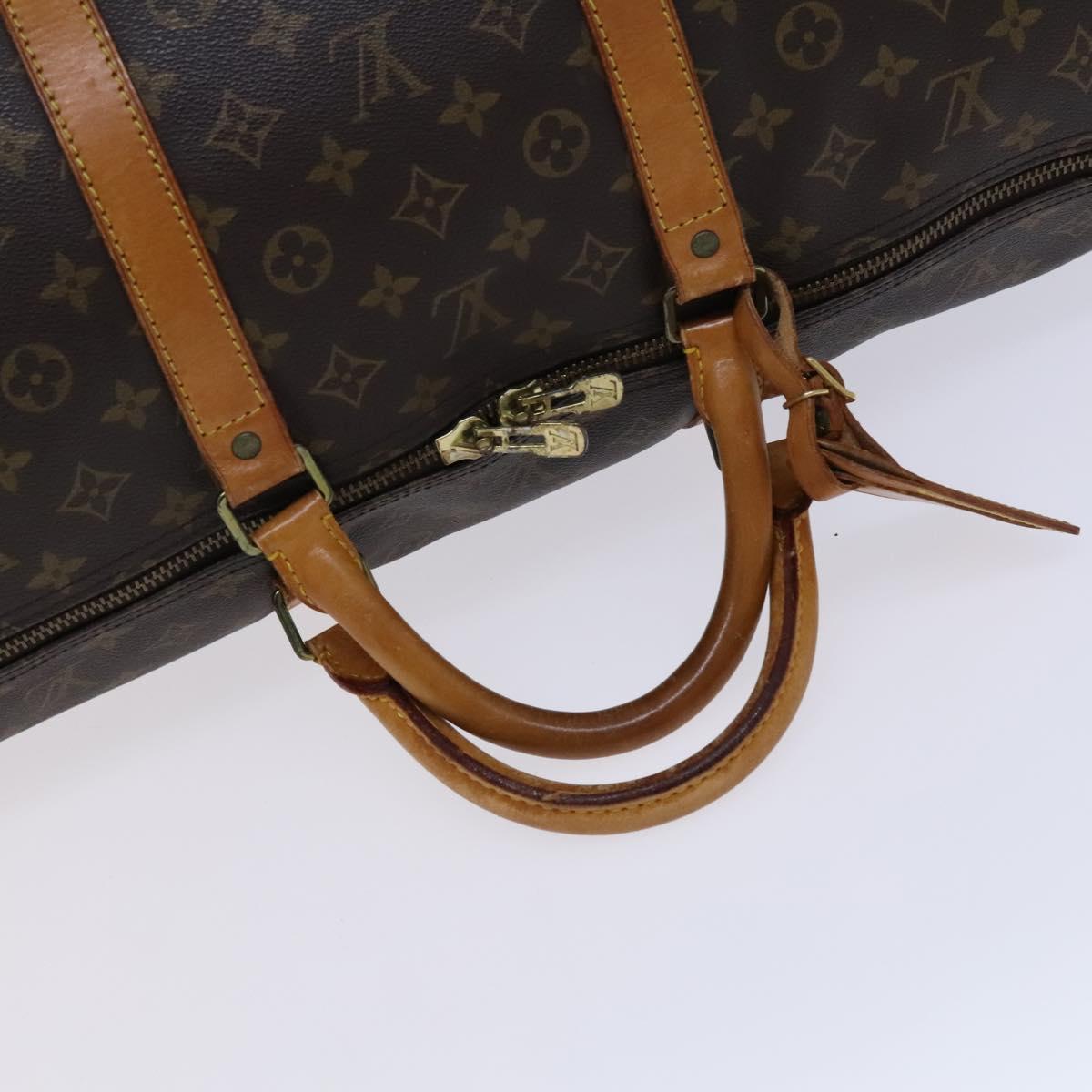 LOUIS VUITTON Monogram Keepall 60 Boston Bag M41422 LV Auth EC687