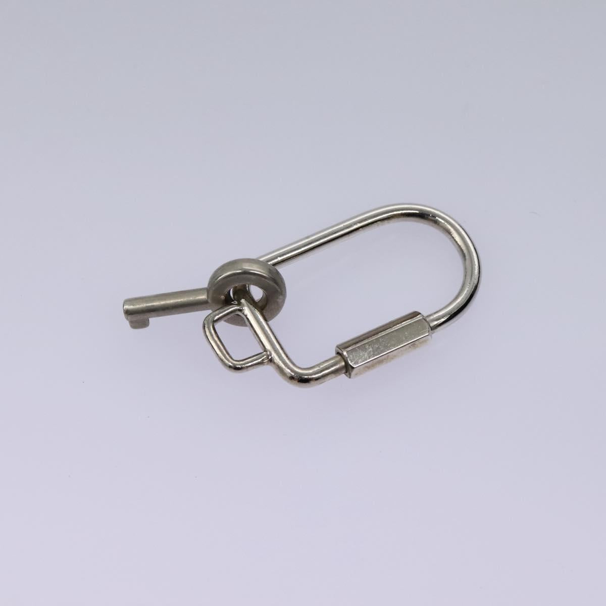 Salvatore Ferragamo Gancini Backpack Leather Black Silver Auth EC696