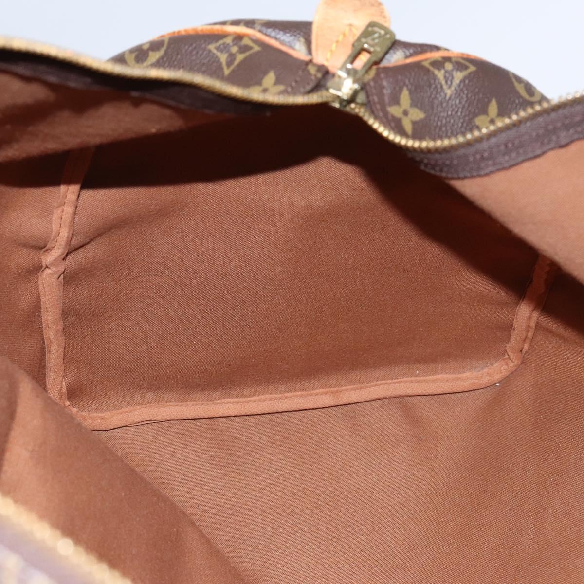 LOUIS VUITTON Monogram Keepall 55 Boston Bag M41424 LV Auth EC703