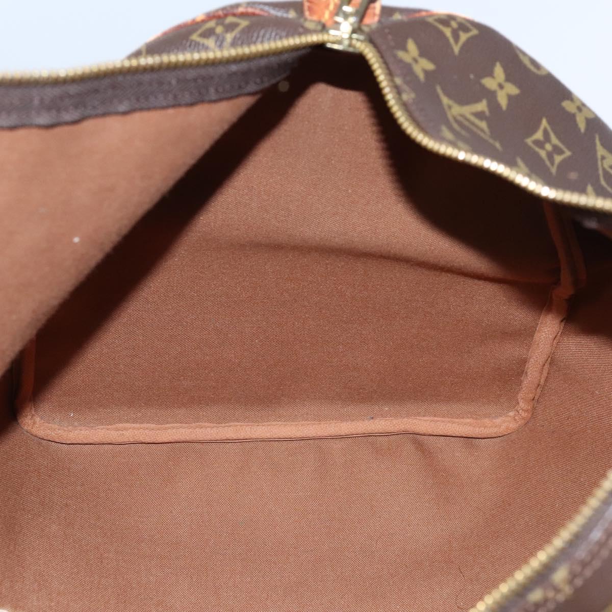 LOUIS VUITTON Monogram Keepall 55 Boston Bag M41424 LV Auth EC703