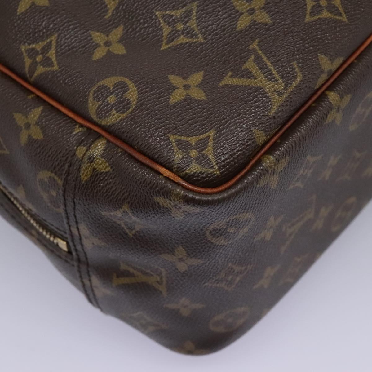 LOUIS VUITTON Monogram Deauville Hand Bag M47270 LV Auth EC707