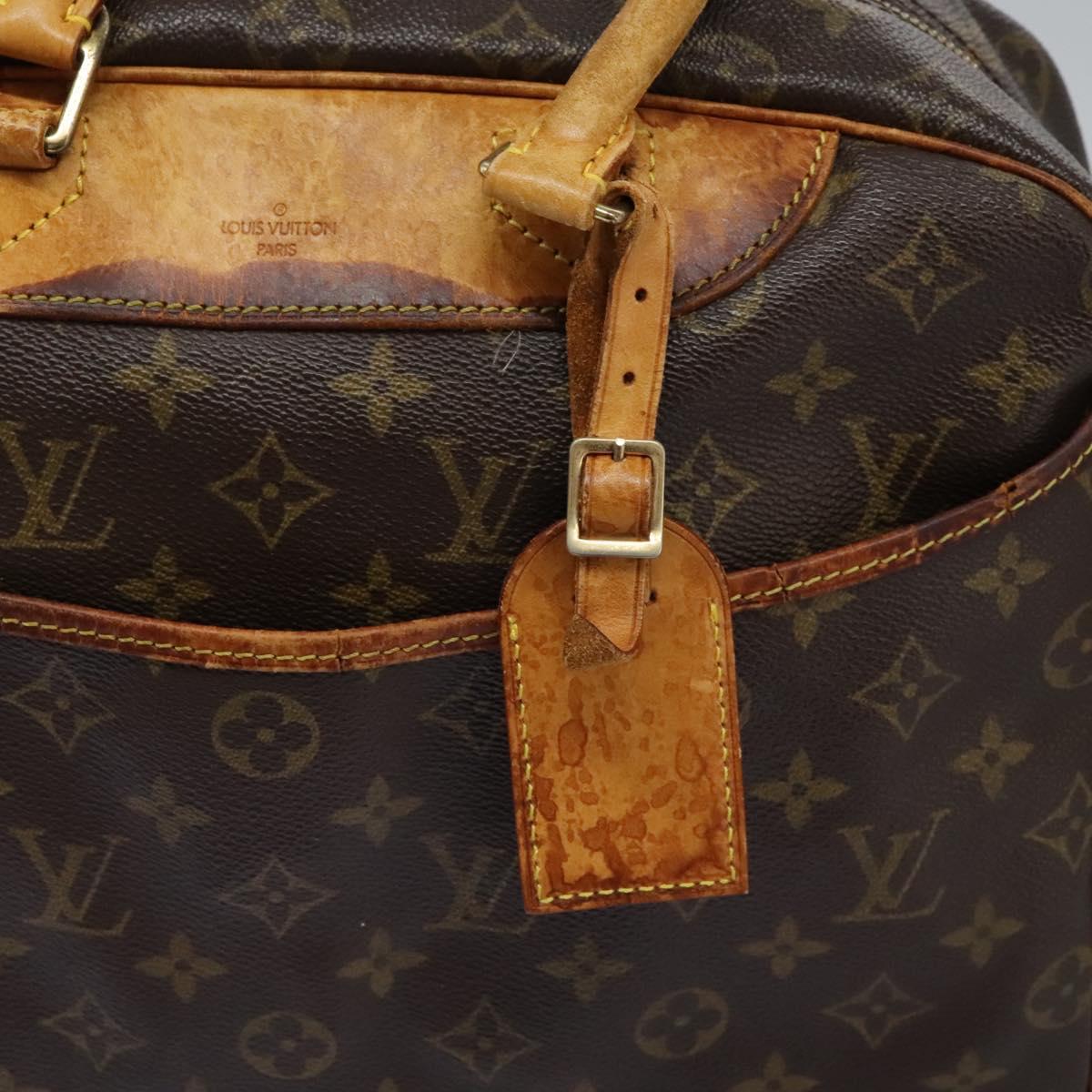 LOUIS VUITTON Monogram Deauville Hand Bag M47270 LV Auth EC707