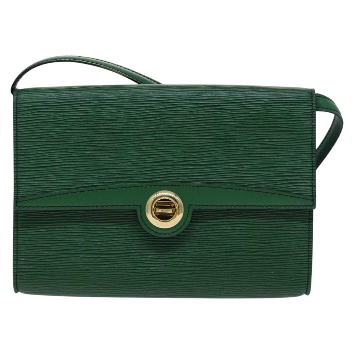 LOUIS VUITTON Epi Pochette Arche Shoulder Bag Green M52574 LV Auth EC713