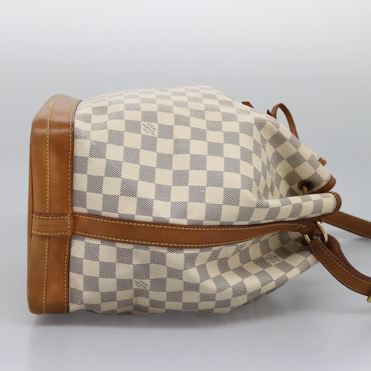 LOUIS VUITTON Damier Azur Noe Shoulder Bag N42222 LV Auth EC723