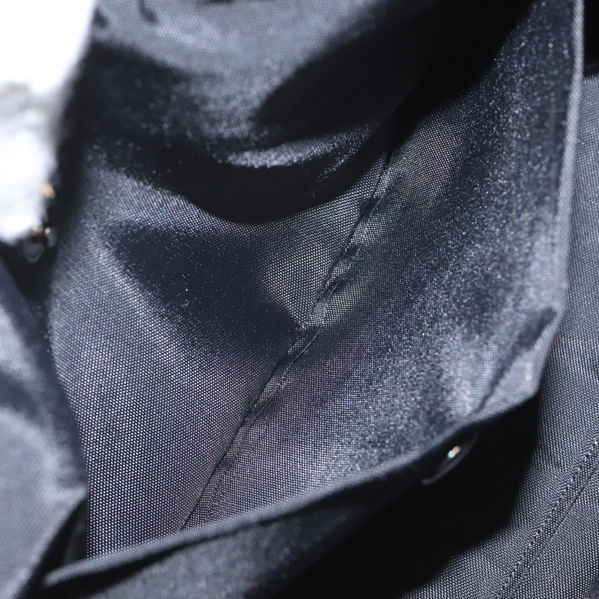 BURBERRY Nova Check Blue Label Hand Bag Nylon Leather Red Black gold Auth EC765