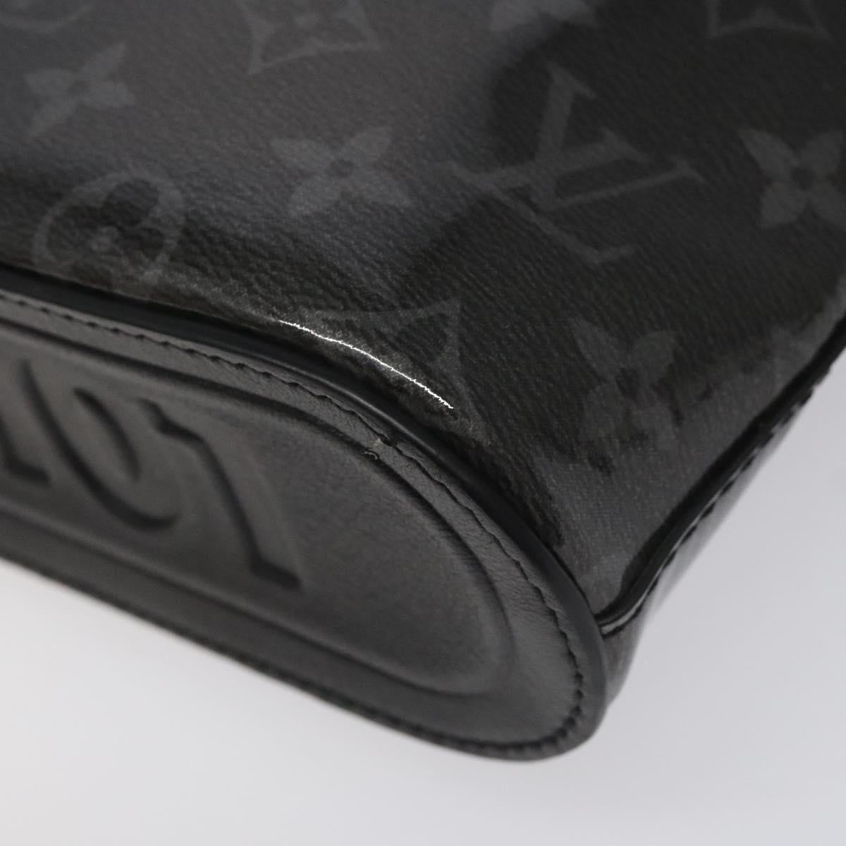 LOUIS VUITTON Eclipse Glaze Pochette Cosmos Clutch Bag M63373 LV Auth EC777