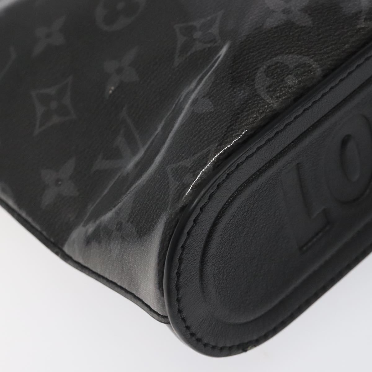 LOUIS VUITTON Eclipse Glaze Pochette Cosmos Clutch Bag M63373 LV Auth EC777