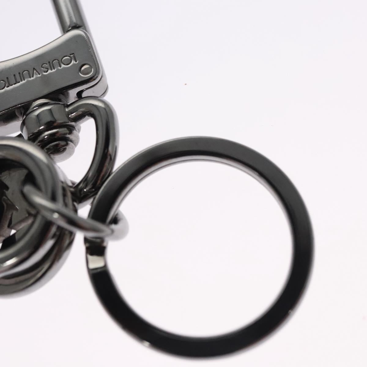 LOUIS VUITTON Monogram Eclipse Porte Cles Dragonne Key Holder M61950 Auth EC798