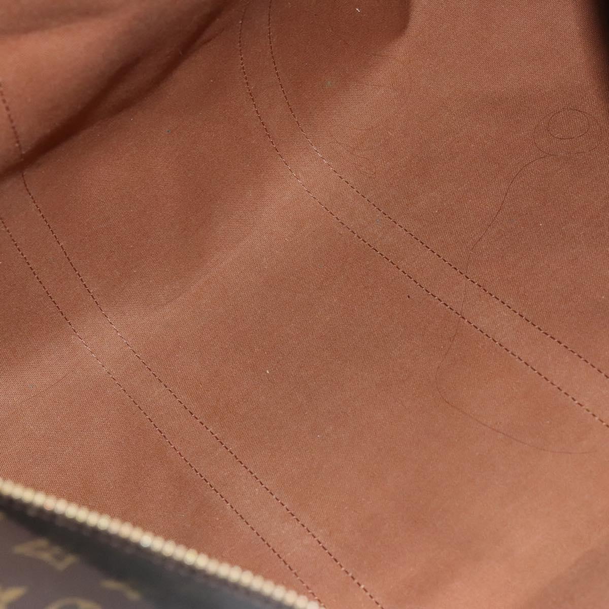 LOUIS VUITTON Monogram Keepall 55 Boston Bag M41424 LV Auth EC814