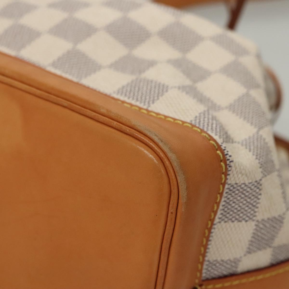 LOUIS VUITTON Damier Azur Noe BB Shoulder Bag N41220 LV Auth EC821