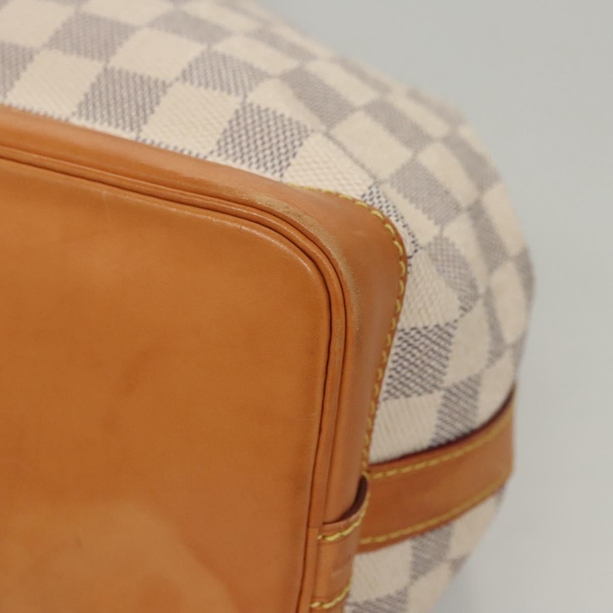 LOUIS VUITTON Damier Azur Noe BB Shoulder Bag N41220 LV Auth EC821