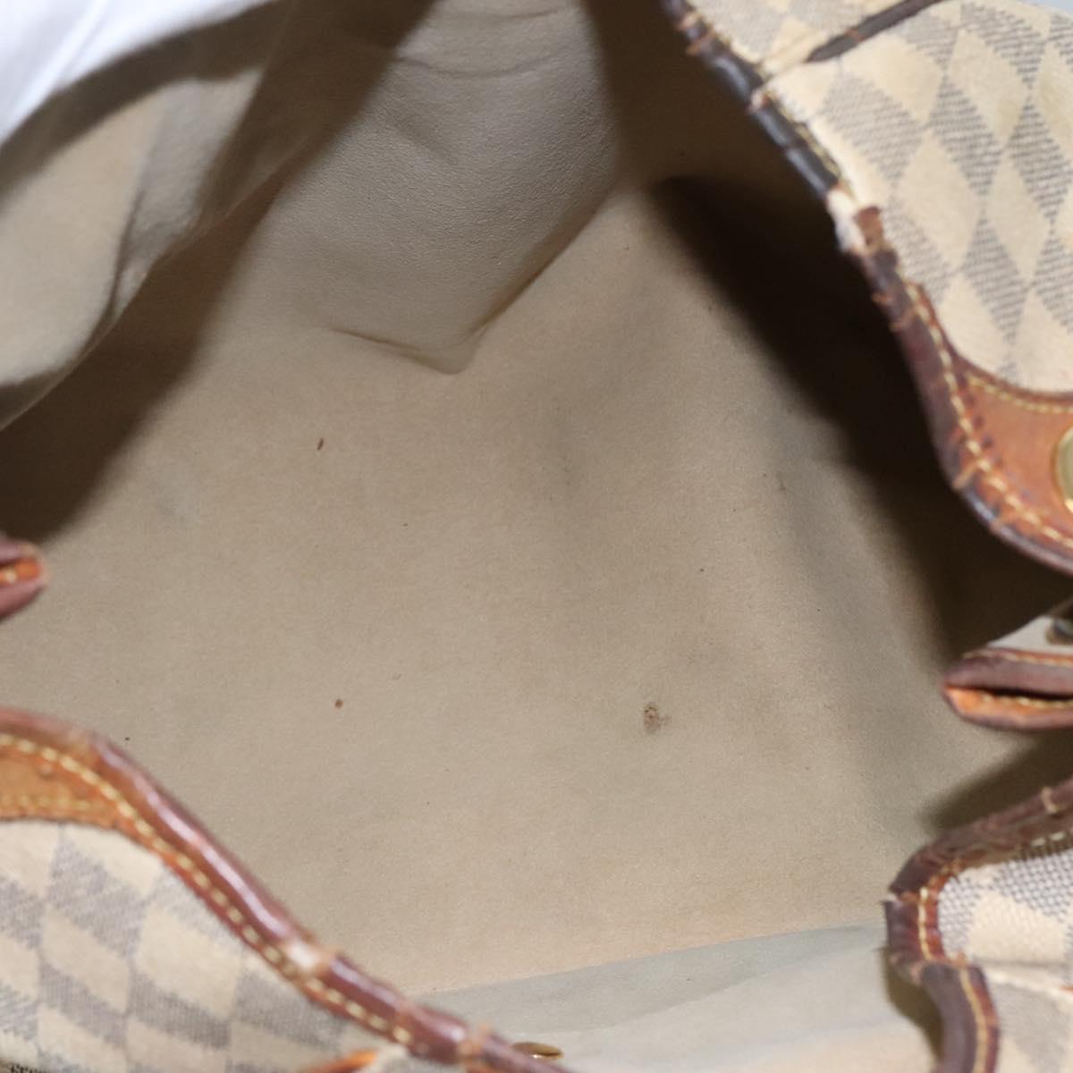 LOUIS VUITTON Damier Azur Galliera PM Shoulder Bag N55215 LV Auth EC838