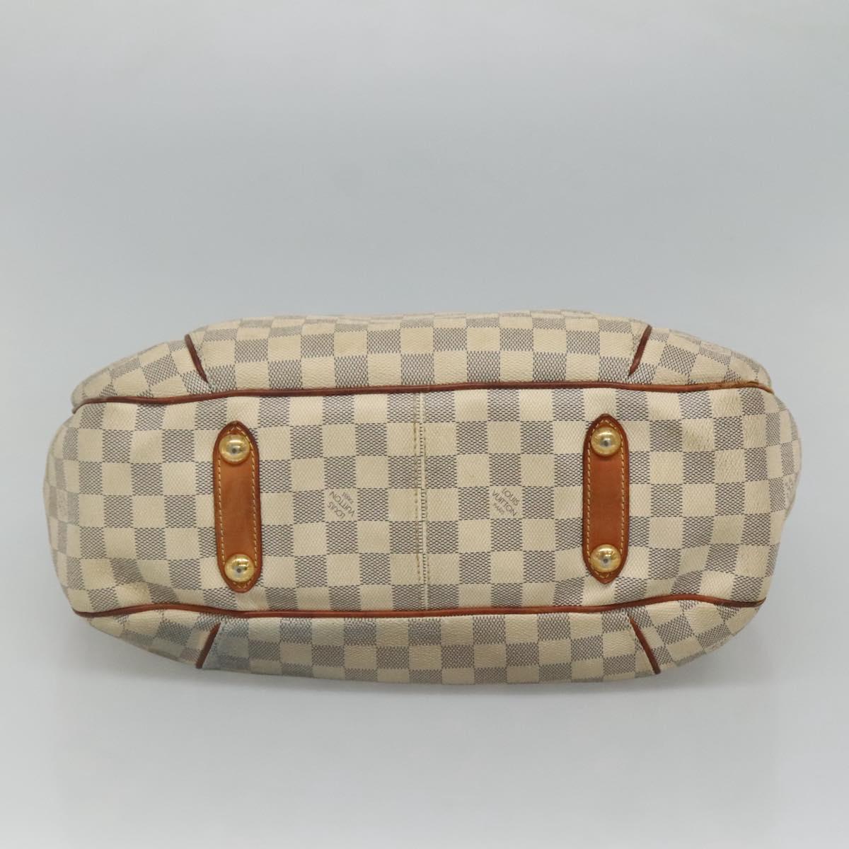 LOUIS VUITTON Damier Azur Galliera PM Shoulder Bag N55215 LV Auth EC838