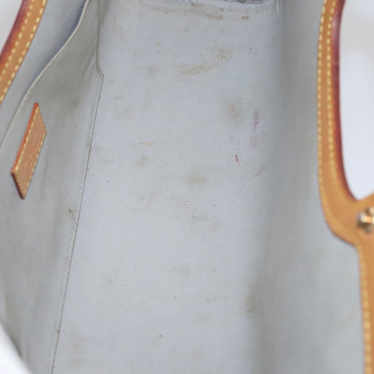 LOUIS VUITTON Monogram Vernis Roxbury Drive Hand Bag Perle M91374 LV Auth EC862