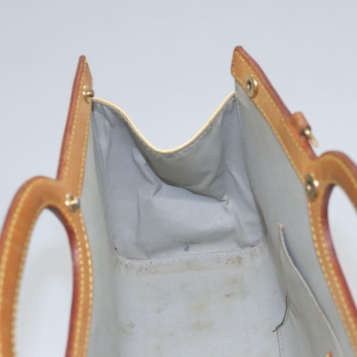 LOUIS VUITTON Monogram Vernis Roxbury Drive Hand Bag Perle M91374 LV Auth EC862