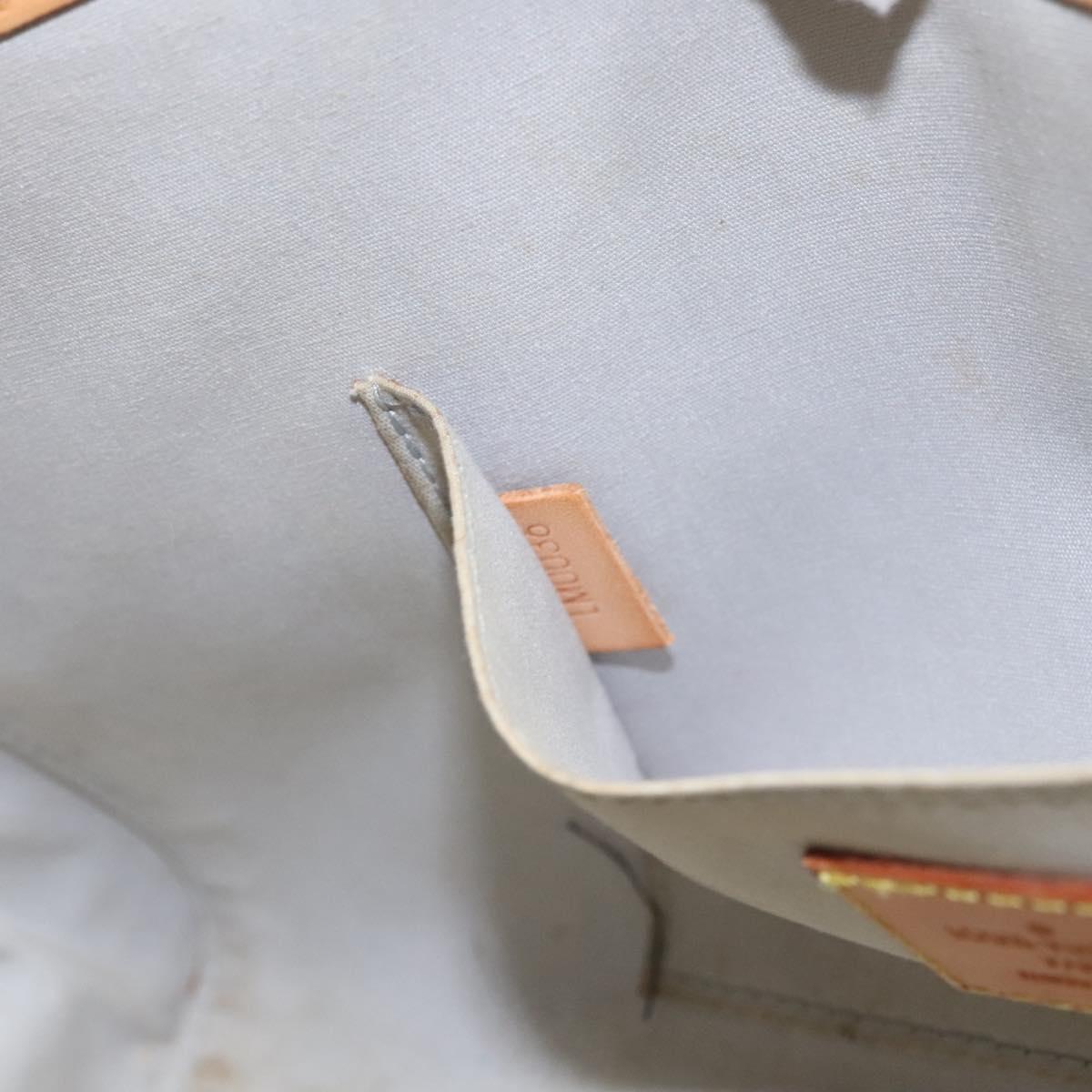 LOUIS VUITTON Monogram Vernis Roxbury Drive Hand Bag Perle M91374 LV Auth EC862