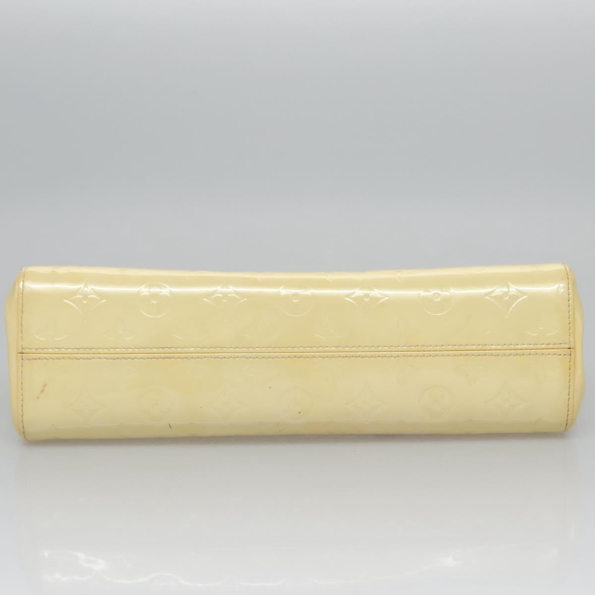 LOUIS VUITTON Monogram Vernis Roxbury Drive Hand Bag Perle M91374 LV Auth EC862