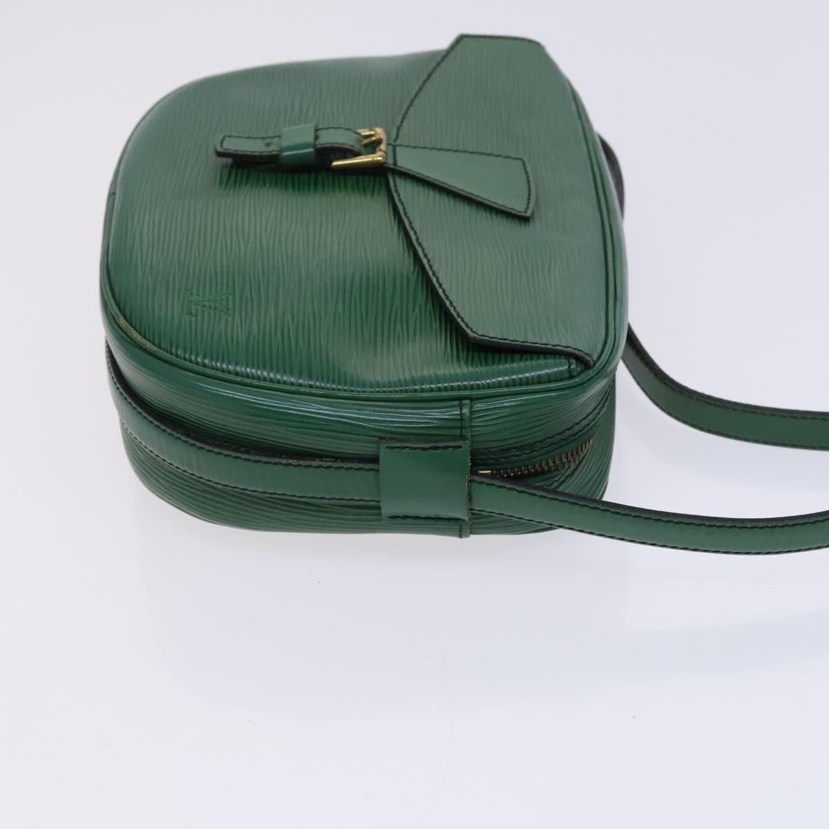 LOUIS VUITTON Epi Jeune Fille MM Shoulder Bag Green M52154 LV Auth EC877