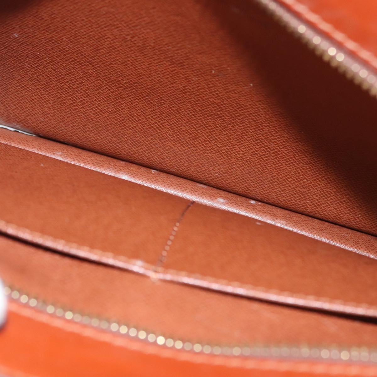 LOUIS VUITTON Epi Angian Clutch Bag Brown M52113 LV Auth EC884