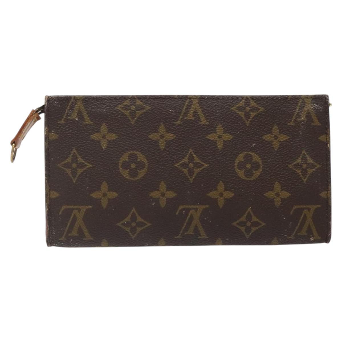 LOUIS VUITTON Monogram Bucket GM Pouch Accessory Pouch LV Auth EC890