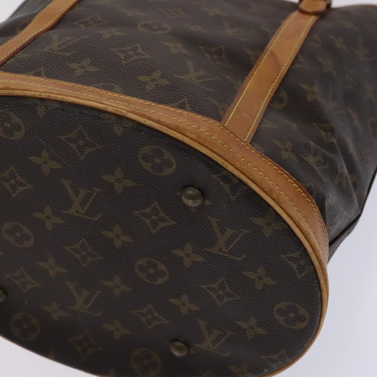 LOUIS VUITTON Monogram Bucket GM Shoulder Bag M42236 LV Auth EC899
