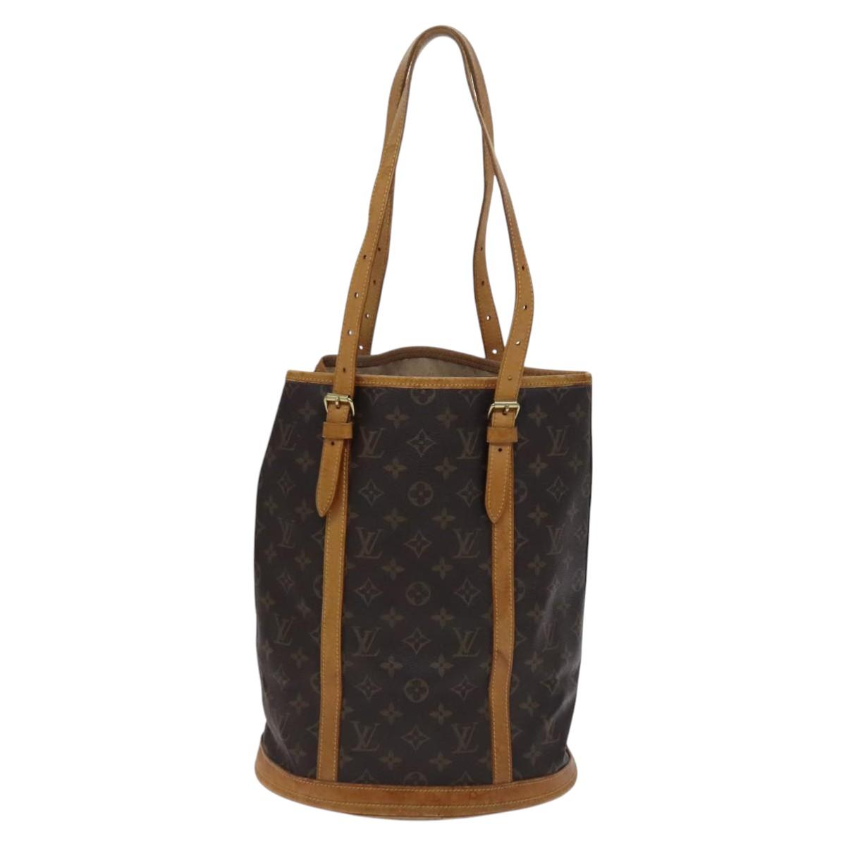 LOUIS VUITTON Monogram Bucket GM Shoulder Bag M42236 LV Auth EC899