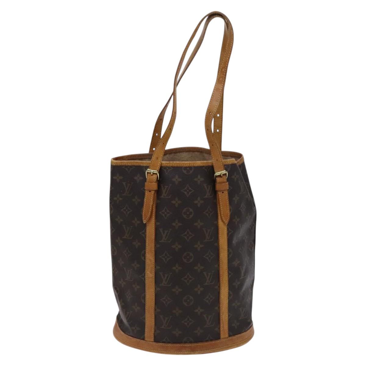 LOUIS VUITTON Monogram Bucket GM Shoulder Bag M42236 LV Auth EC899