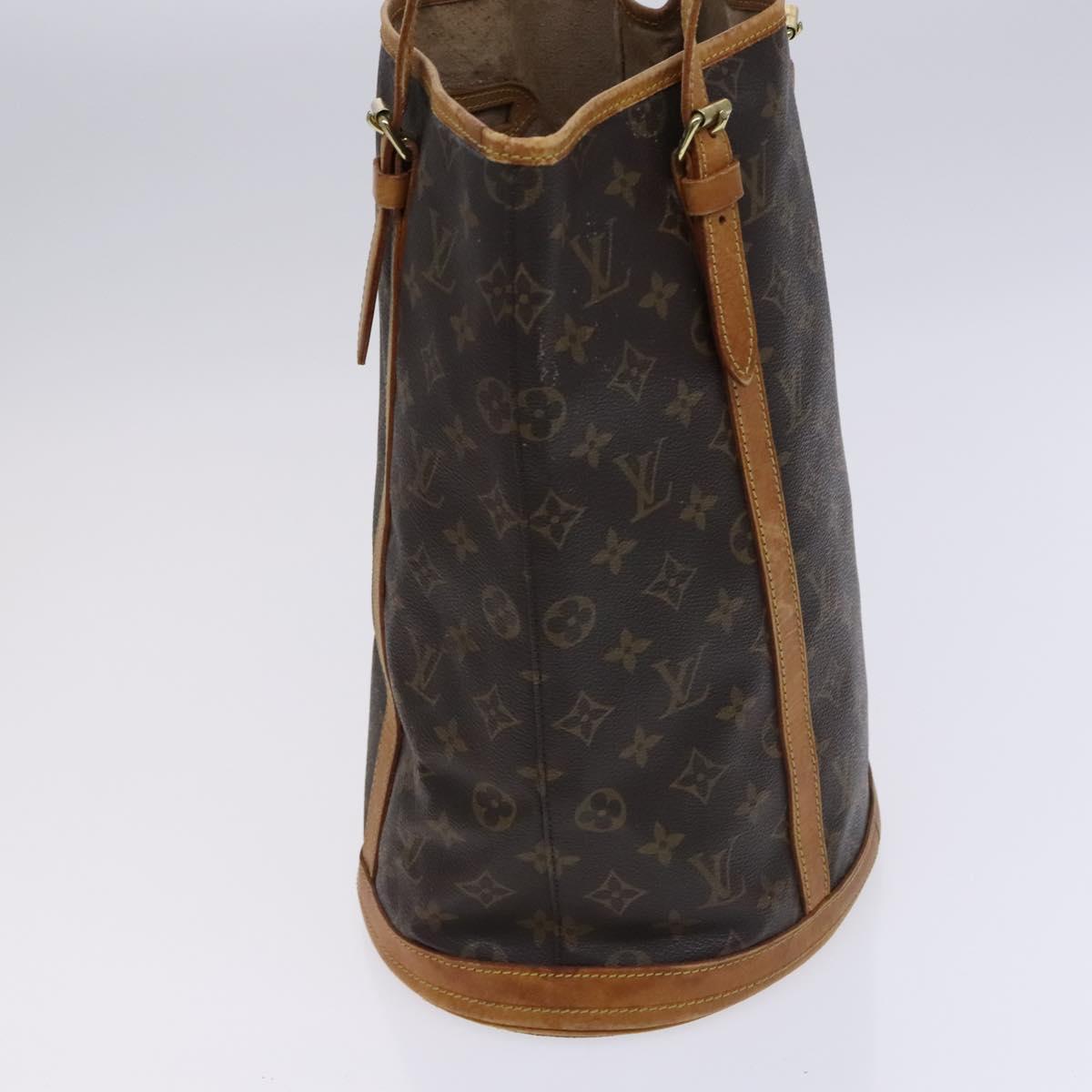 LOUIS VUITTON Monogram Bucket GM Shoulder Bag M42236 LV Auth EC899