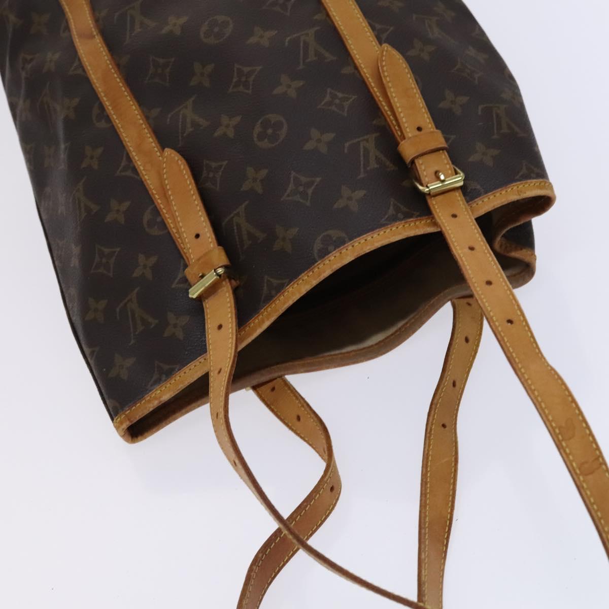 LOUIS VUITTON Monogram Bucket GM Shoulder Bag M42236 LV Auth EC899