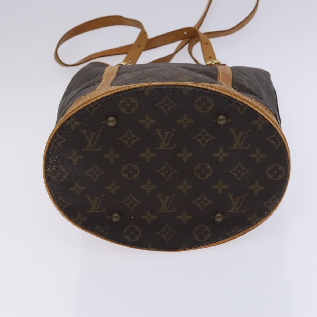 LOUIS VUITTON Monogram Bucket GM Shoulder Bag M42236 LV Auth EC899