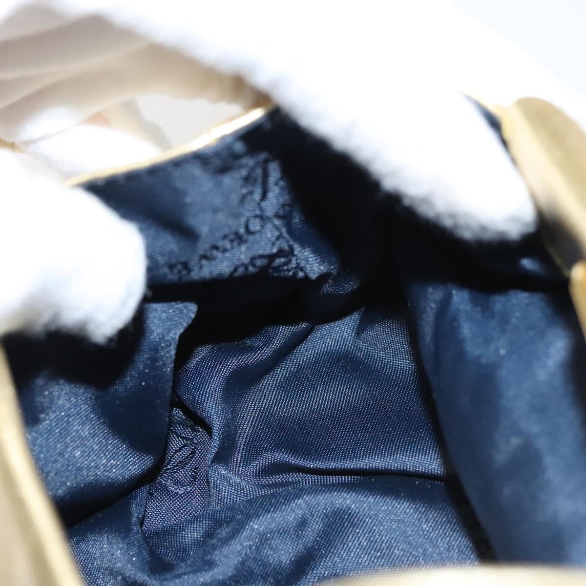 LOEWE Shoulder Bag Leather Gold Tone Auth EC925