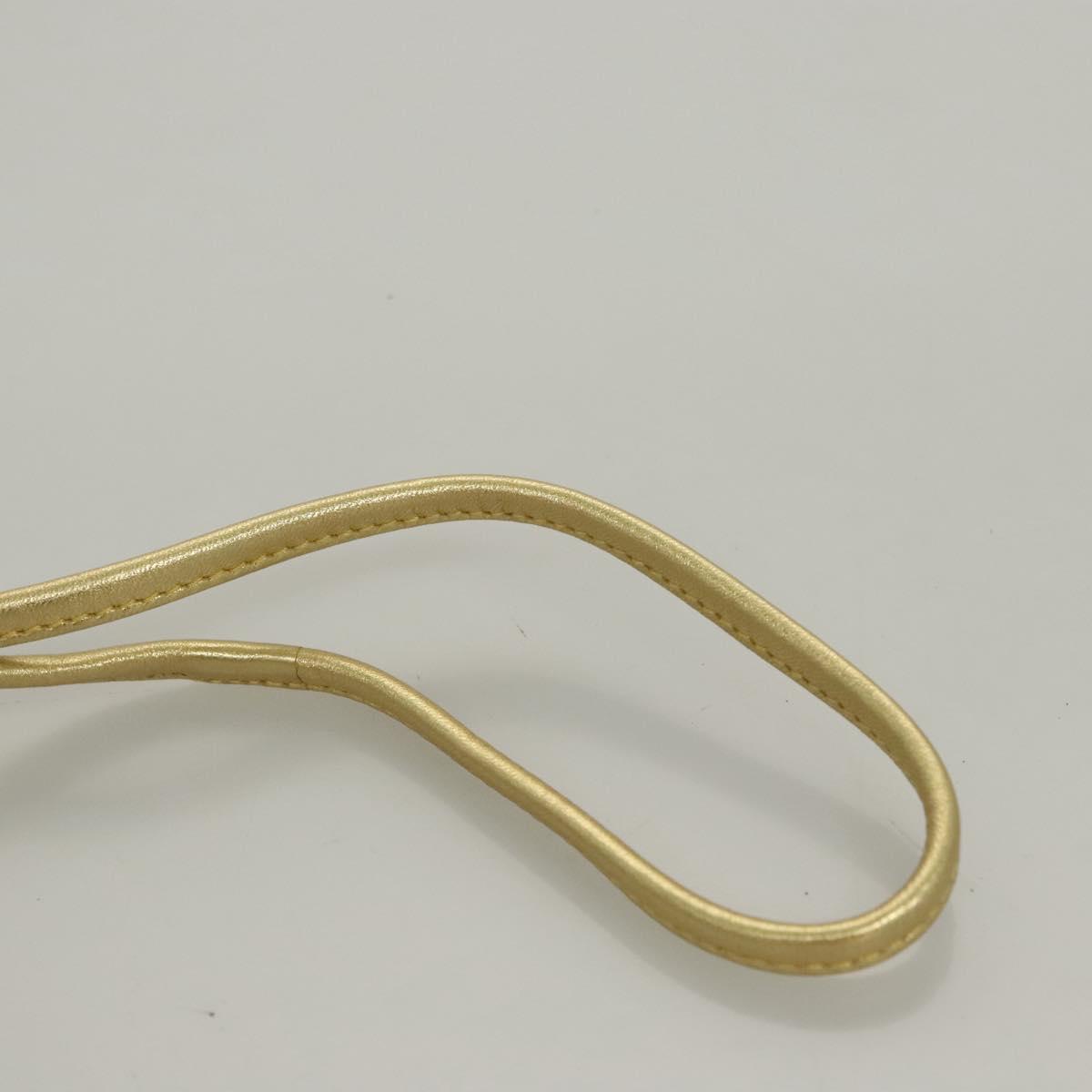 LOEWE Shoulder Bag Leather Gold Tone Auth EC925