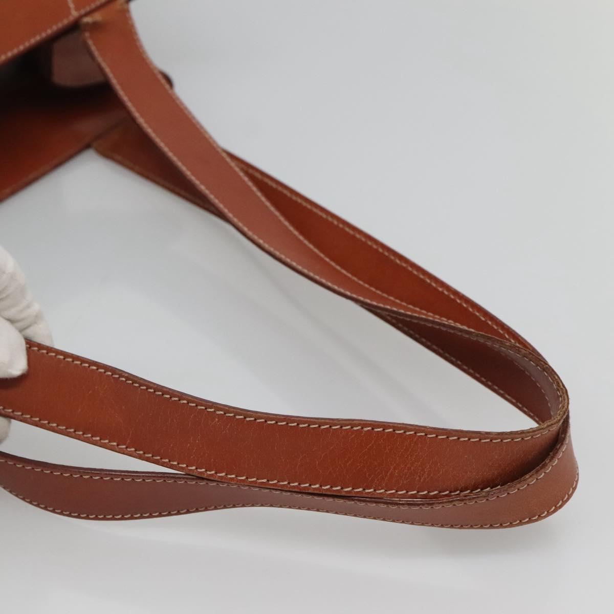 CELINE Macadam Canvas Tote Bag PVC Leather Brown Auth EC931