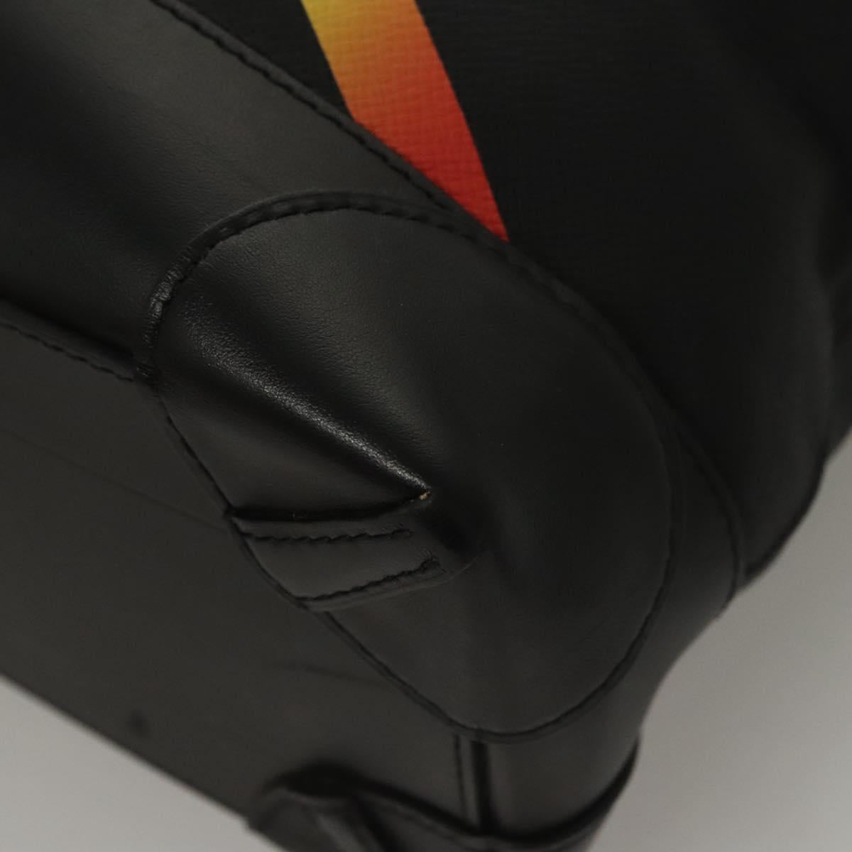 LOUIS VUITTON Taiga Steamer PM Hand Bag Black M30339 LV Auth EC951A